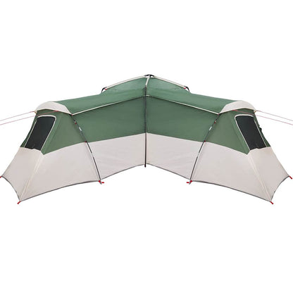 vidaXL Family Tent 16-Person Green Taffeta Waterproof 5