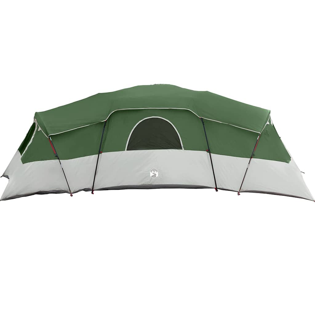 vidaXL Family Tent 20-Person Green Taffeta Waterproof 5