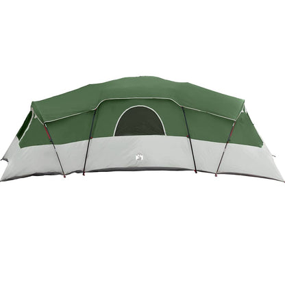 vidaXL Family Tent 20-Person Green Taffeta Waterproof 5