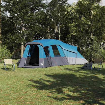 vidaXL Family Tent 20-Person Blue Taffeta Waterproof 1