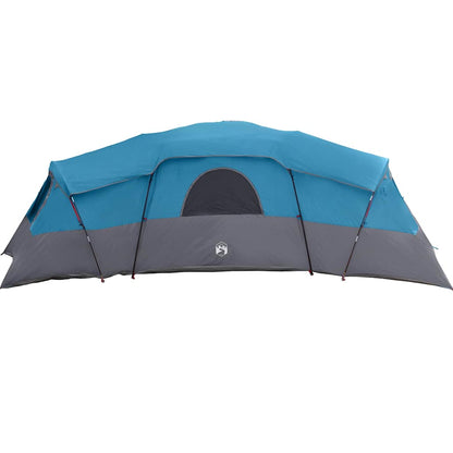 vidaXL Family Tent 20-Person Blue Taffeta Waterproof 5