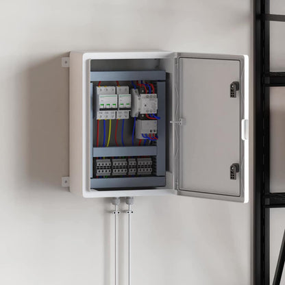 Control Cabinet 25 x 13 x 24 cm ABS Plastic Grey 35 cm 50 cm 19.5 cm