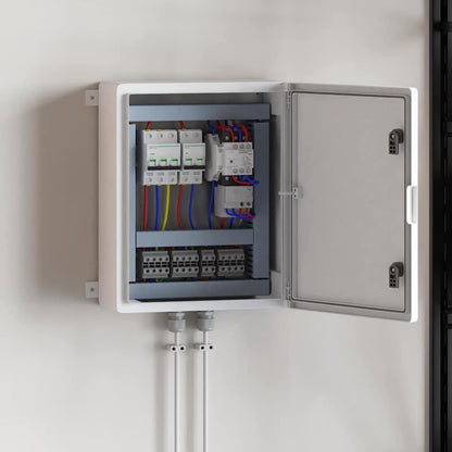 Control Cabinet 25 x 13 x 24 cm ABS Plastic Grey 40 cm 50 cm 24.5 cm
