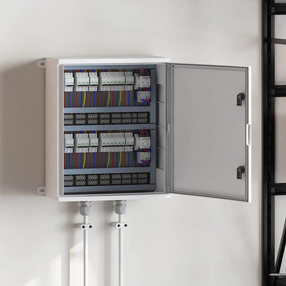 Control Cabinet 25 x 13 x 24 cm ABS Plastic Grey 50 cm 60 cm 22 cm