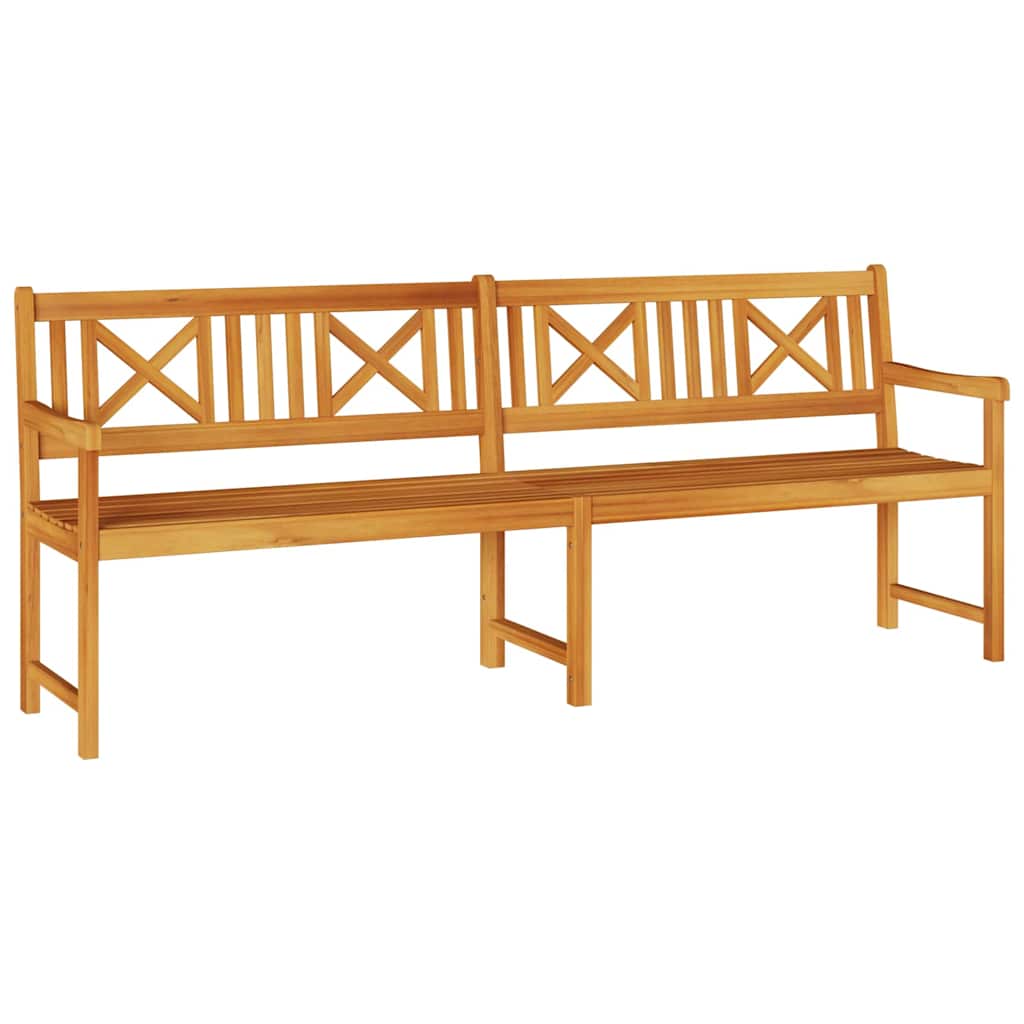 vidaXL Outdoor Bench Natural 220 x 56 x 90 cm Solid Acacia Wood 2