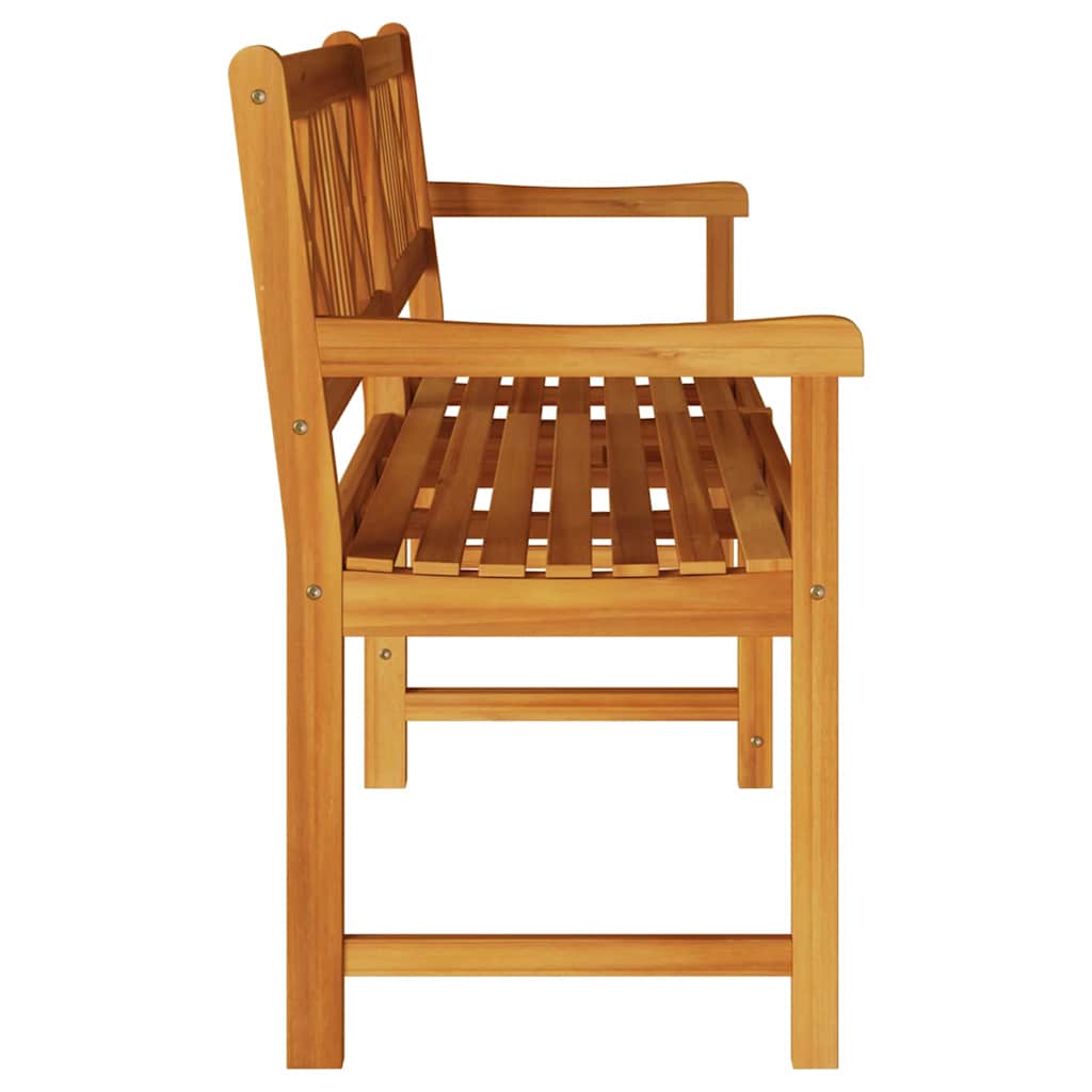 vidaXL Outdoor Bench Natural 220 x 56 x 90 cm Solid Acacia Wood 5