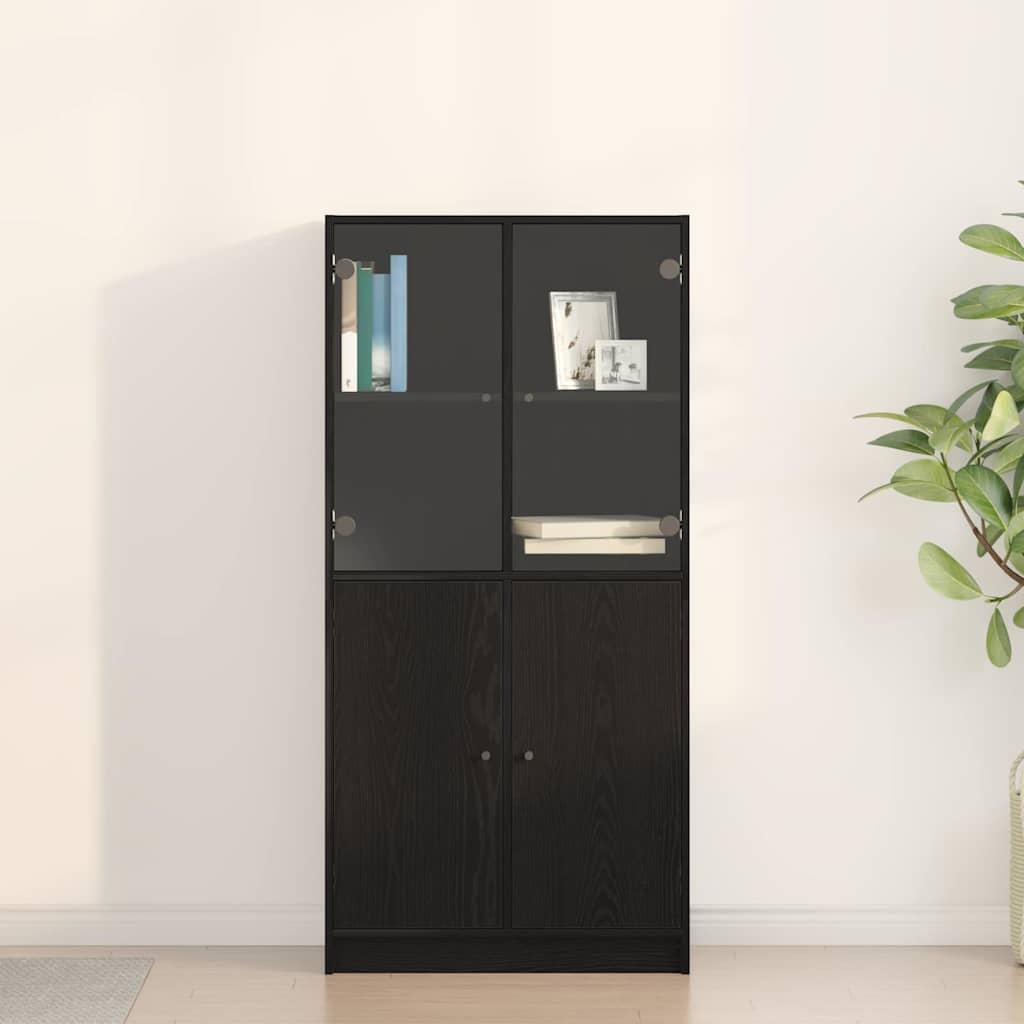 vidaXL Highboard with Doors 68x37x142 cm Engineered Wood