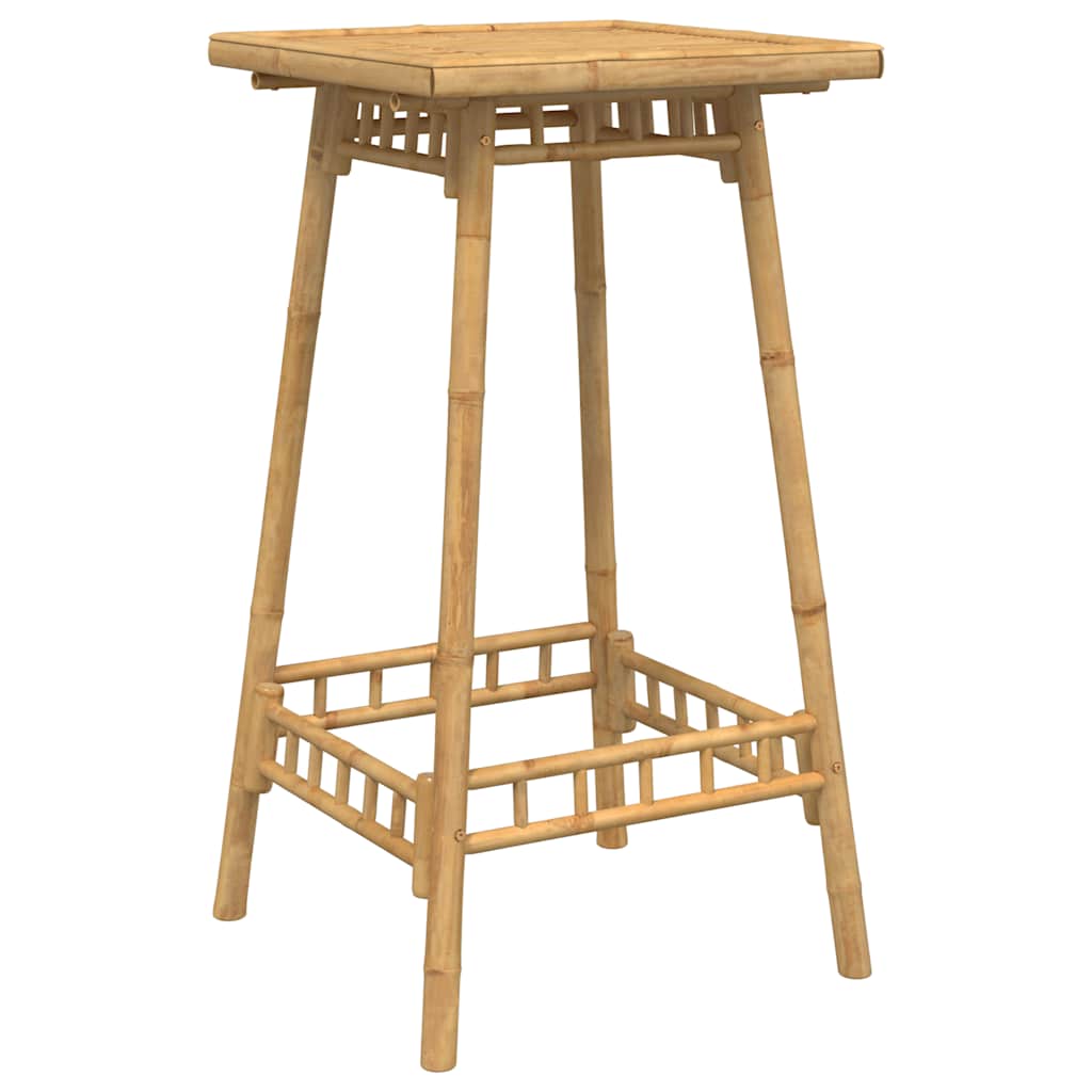 vidaXL 3 Piece Outdoor Bar Set Foldable Bamboo 5