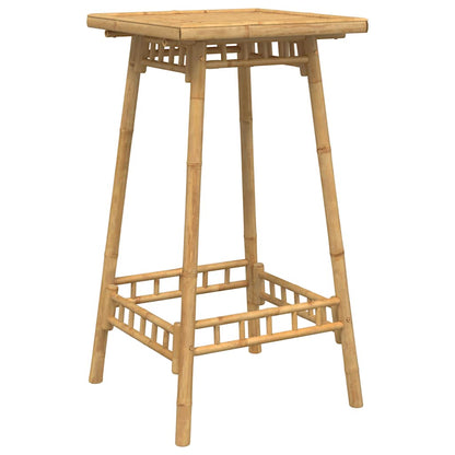 vidaXL 3 Piece Outdoor Bar Set Foldable Bamboo 5
