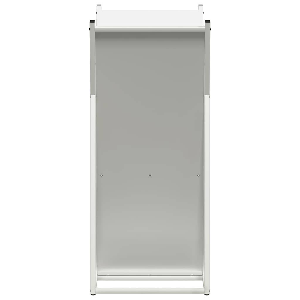 Firewood Rack 69,5x35x81 cm Cold-rolled steel White