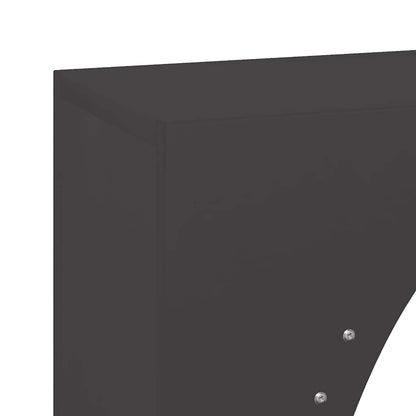 Firewood Rack 50x23x100 cm Cold-rolled steel Black