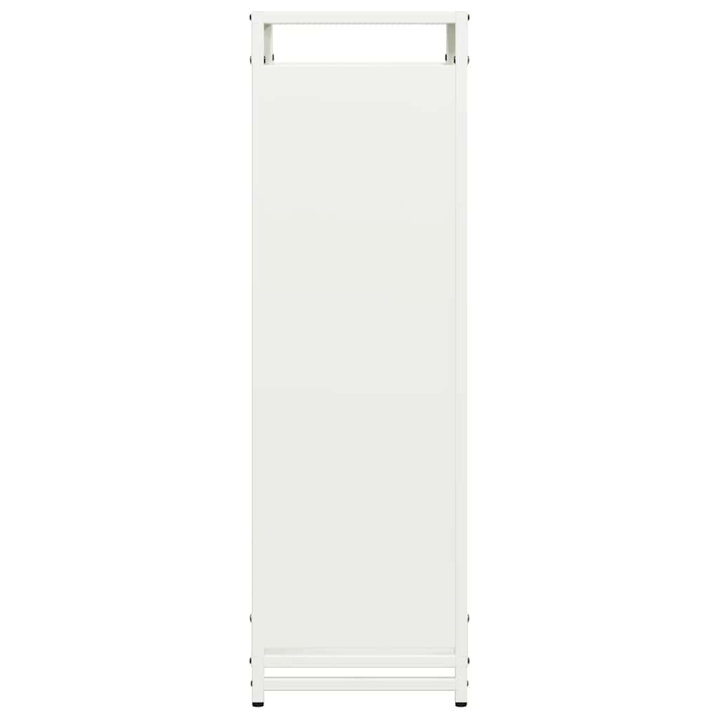 Firewood Rack Cold-rolled steel Height 90 cm White 44 cm