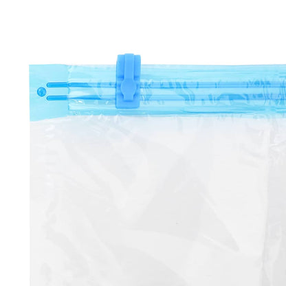 Storage Bags Transparent and Blue 50 pcs 100 x 80 cm