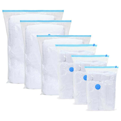 Storage Bags Transparent and Blue 50 pcs 100 x 80 cm