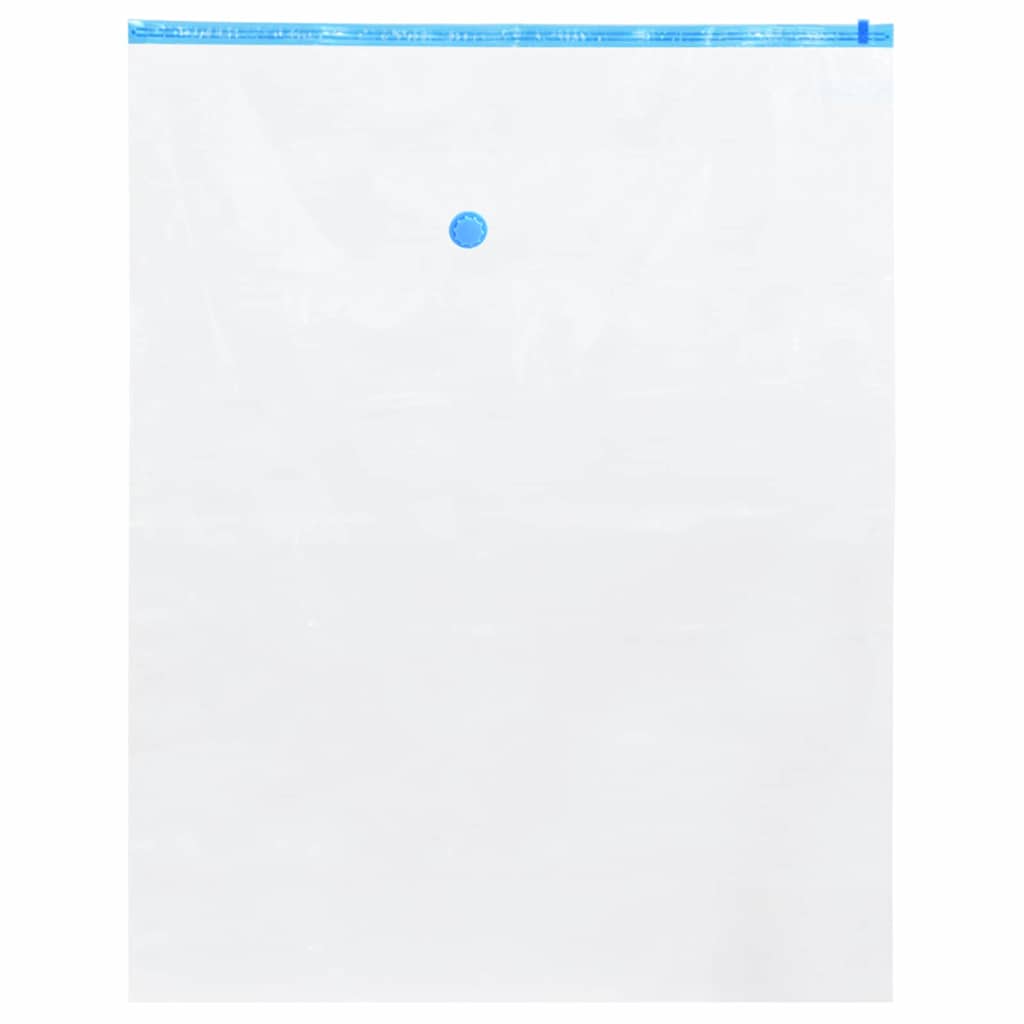 Storage Bags Transparent and Blue 50 pcs 100 x 80 cm