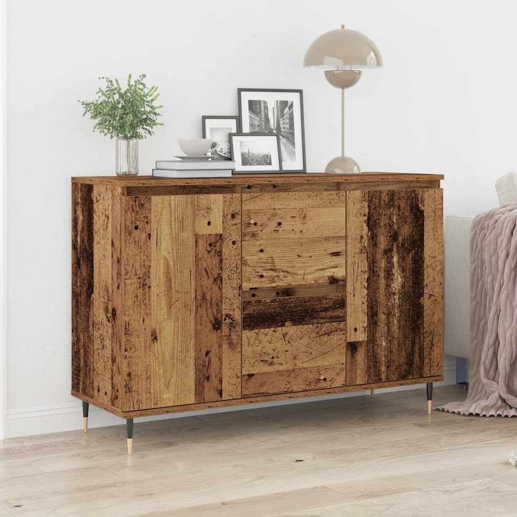 Sideboard 101,5x35x70 cm Engineered Wood Old wood