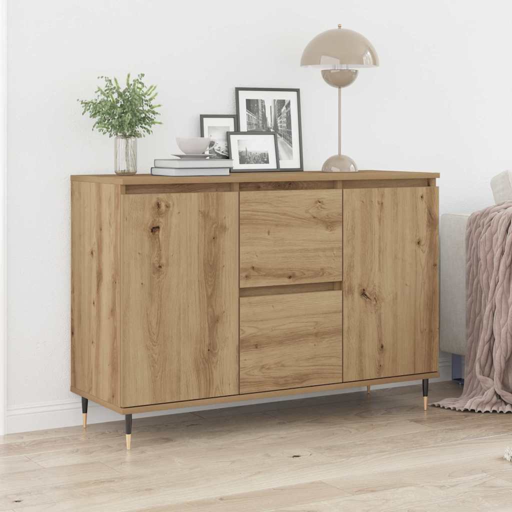 Sideboard 101,5x35x70 cm Engineered Wood Artisan oak