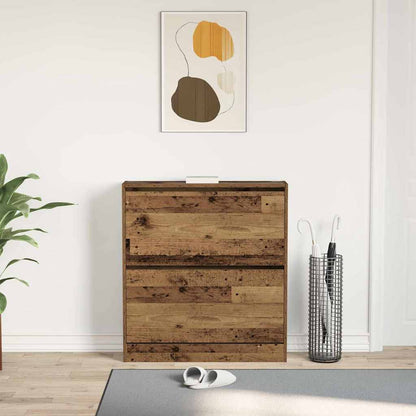 Shoe Cabinet 80x21x87.5 cm Engineered Wood Old wood