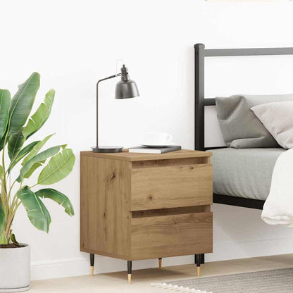 Bedside Cabinet 40x35x50 cm Engineered Wood Artisan oak 1