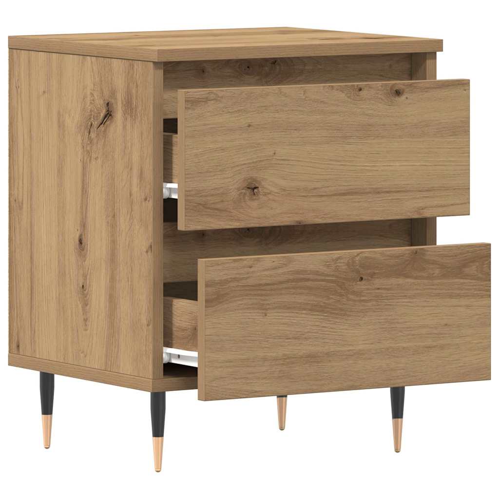 Bedside Cabinet 40x35x50 cm Engineered Wood Artisan oak 1