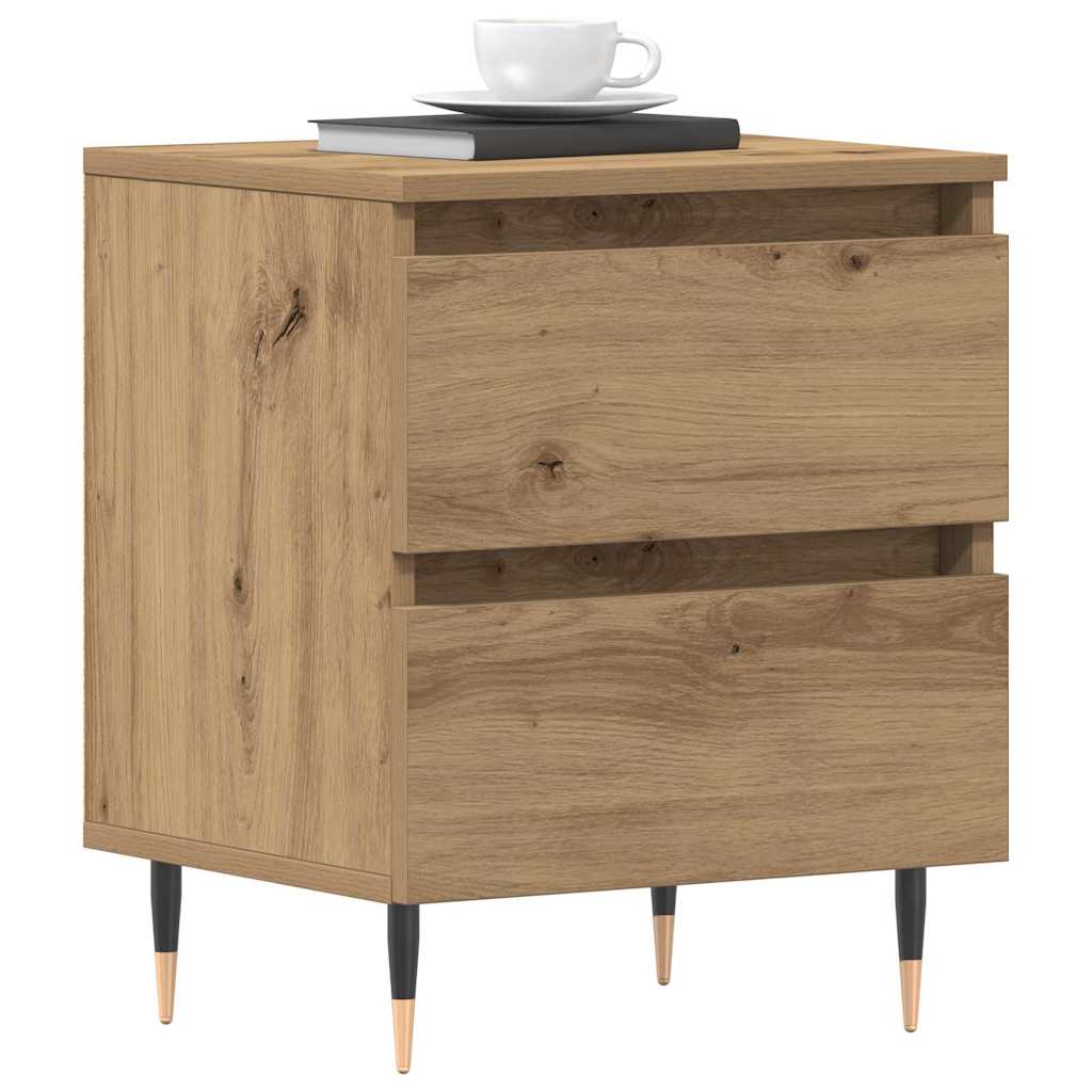 Bedside Cabinet 40x35x50 cm Engineered Wood Artisan oak 1
