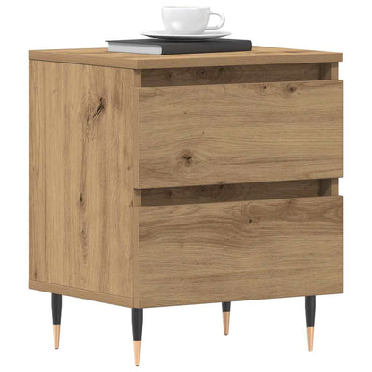 Bedside Cabinet 40x35x50 cm Engineered Wood Artisan oak 1