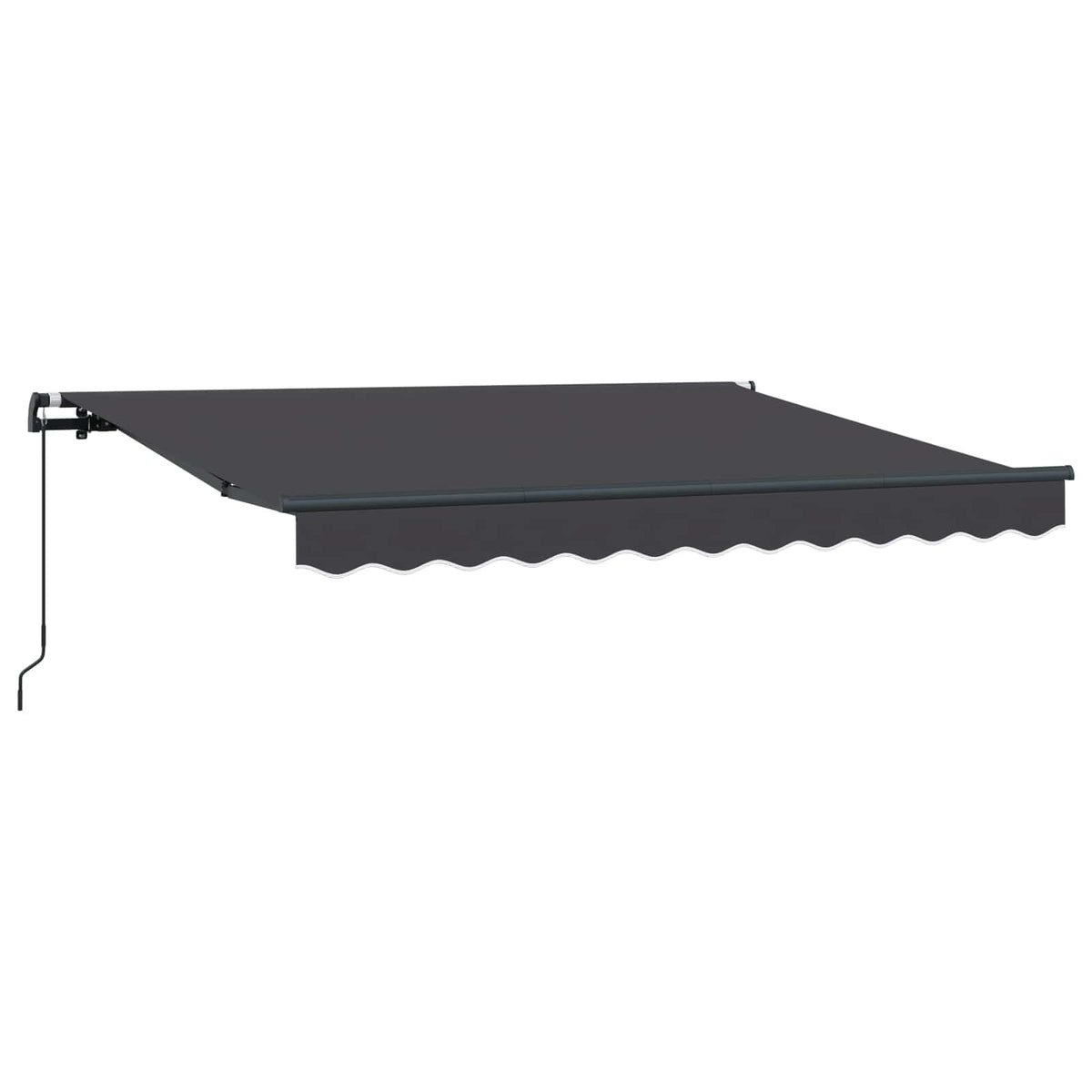 vidaXL Retractable Awning Anthracite 250 x 200 cm Fabric 2