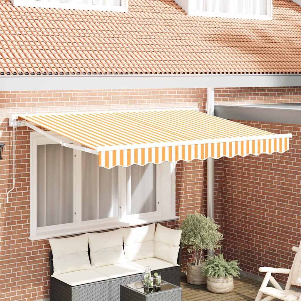 vidaXL Awning Frame Yellow and White 300 x 200 cm 1