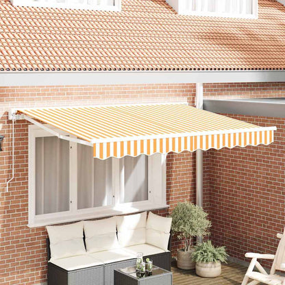 vidaXL Awning Frame Yellow and White 300 x 200 cm 1
