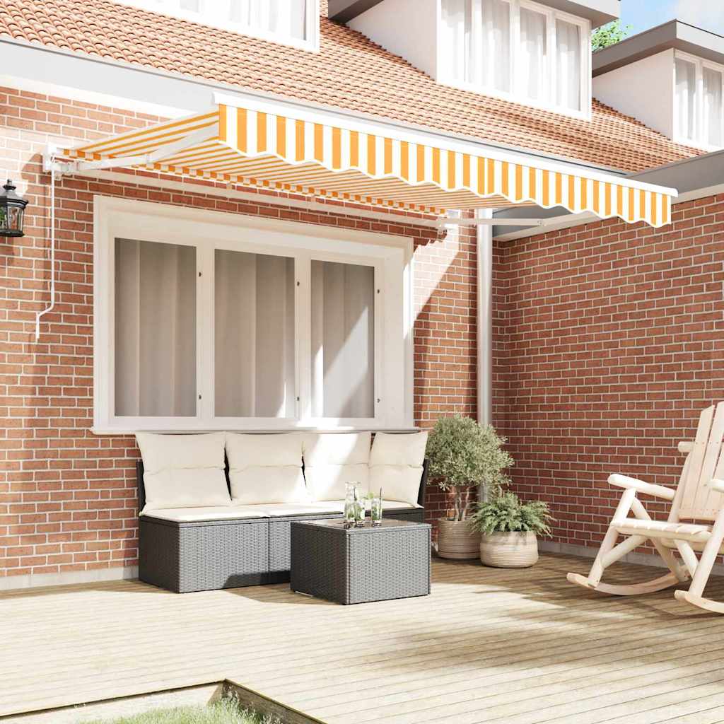 vidaXL Awning Frame Yellow and White 300 x 200 cm 3