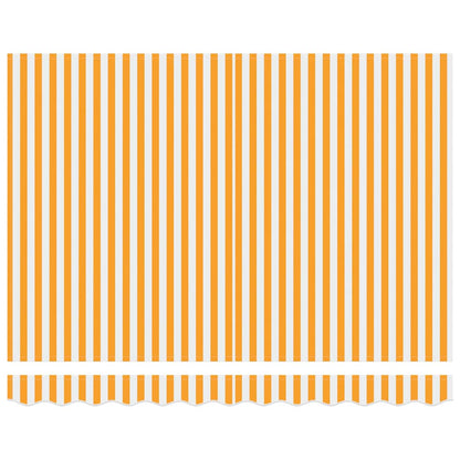 vidaXL Awning Frame Yellow and White 300 x 200 cm 6