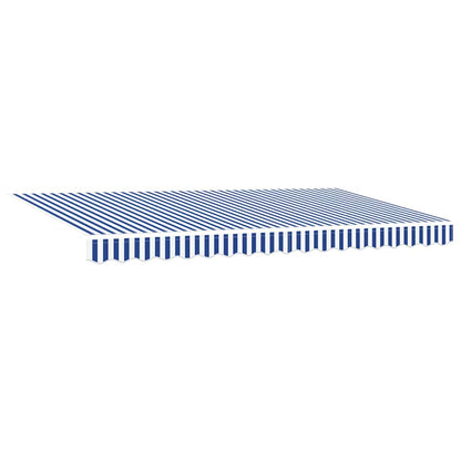 vidaXL Awning Frame Blue and White 350 x 200 cm 4