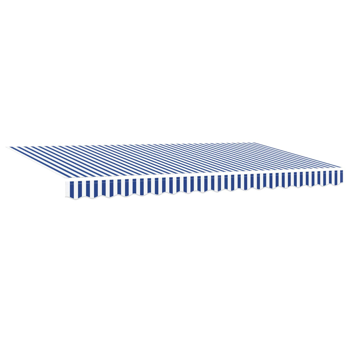 vidaXL Retractable Awning Blue 350 x 200 cm Fabric 2