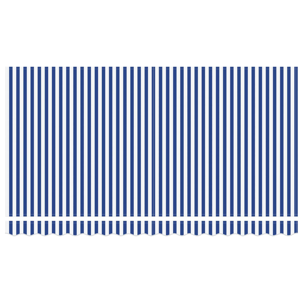 vidaXL Retractable Awning Blue 350 x 200 cm Fabric 6