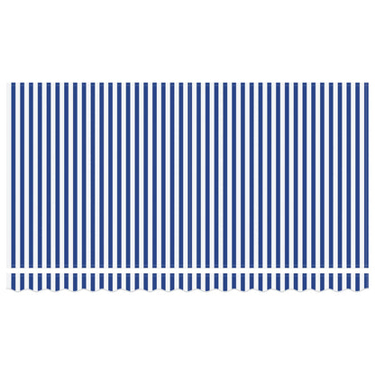 vidaXL Retractable Awning Blue 350 x 200 cm Fabric 6