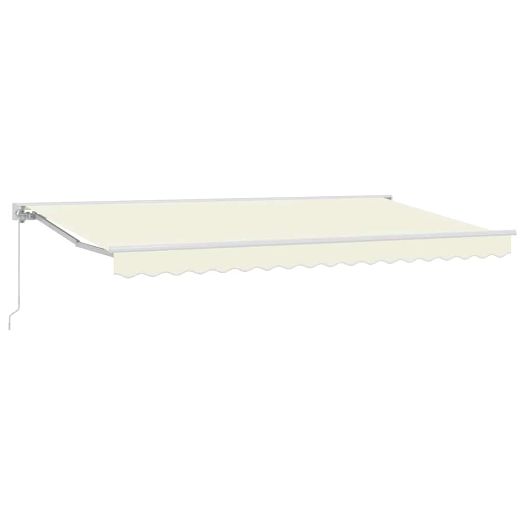 vidaXL Awning Frame Cream 350 x 200 cm Polyester with PU coating 2