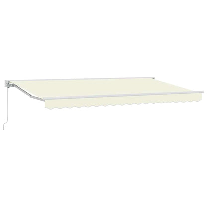 vidaXL Awning Frame Cream 350 x 200 cm Polyester with PU coating 2
