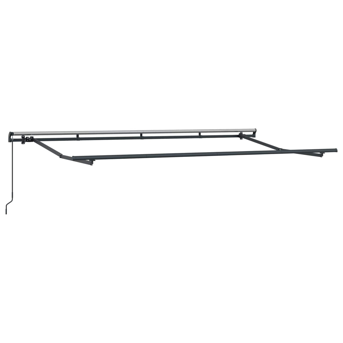 vidaXL Retractable Awning Cream 350 x 200 cm Fabric 5