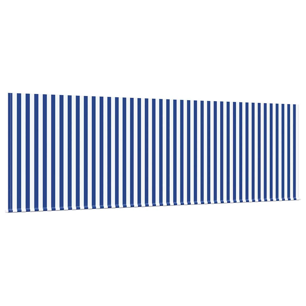 vidaXL Retractable Awning Blue 350 x 200 cm Fabric 4