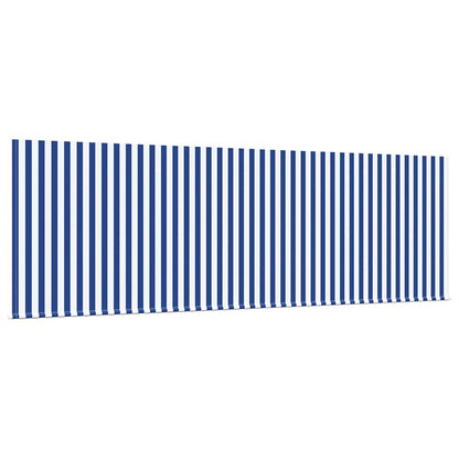 vidaXL Retractable Awning Blue 350 x 200 cm Fabric 4