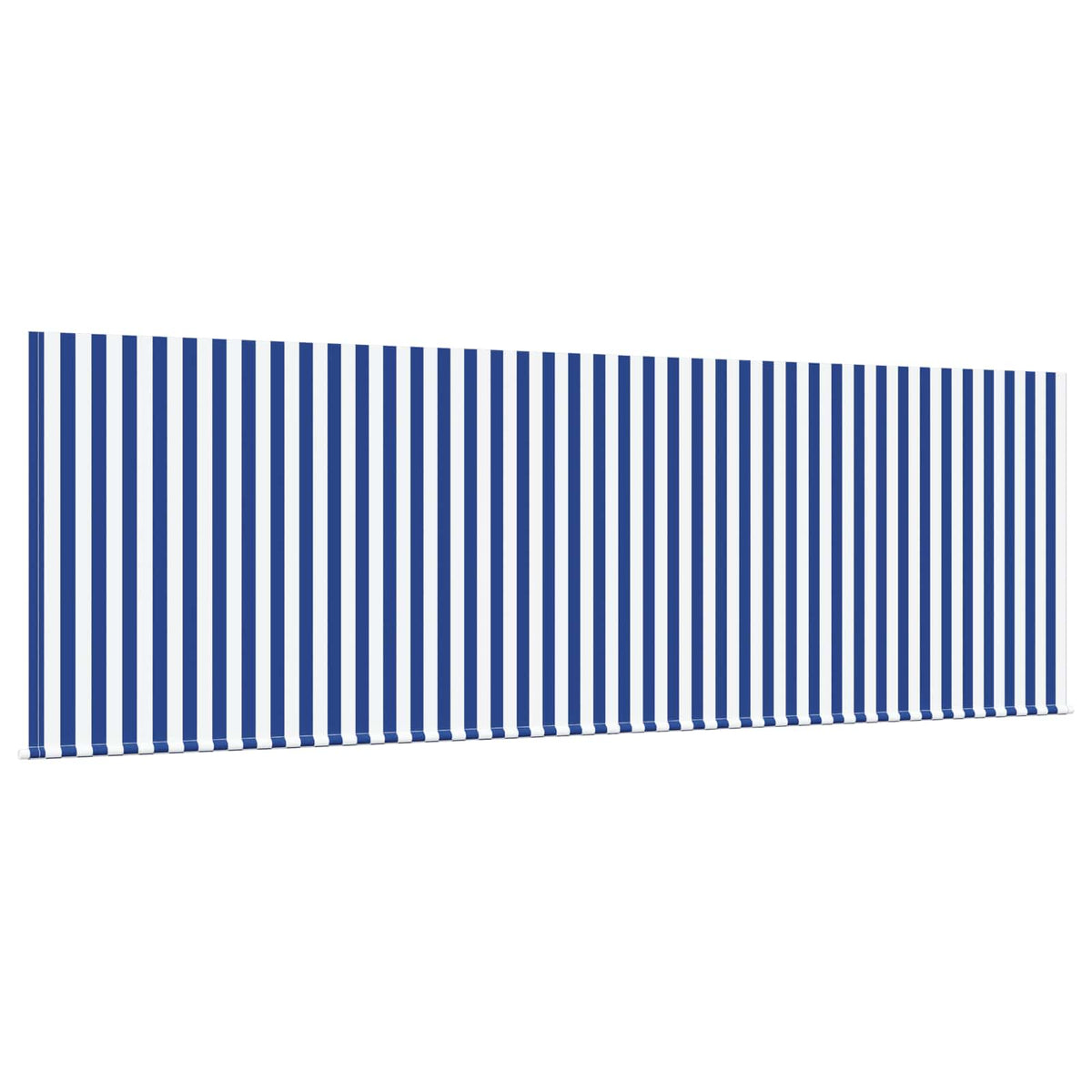 vidaXL Retractable Awning Blue and White 350 x 200 cm 6