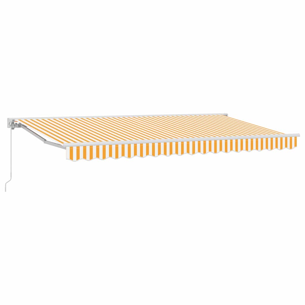 vidaXL Awning Frame Yellow and White 350 x 200 cm 2