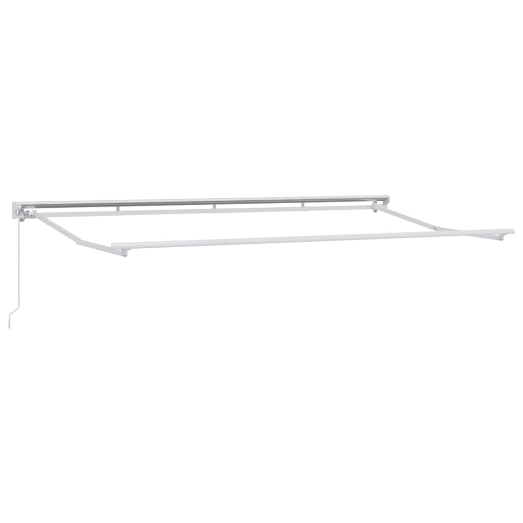 vidaXL Awning Frame Yellow and White 350 x 200 cm 5