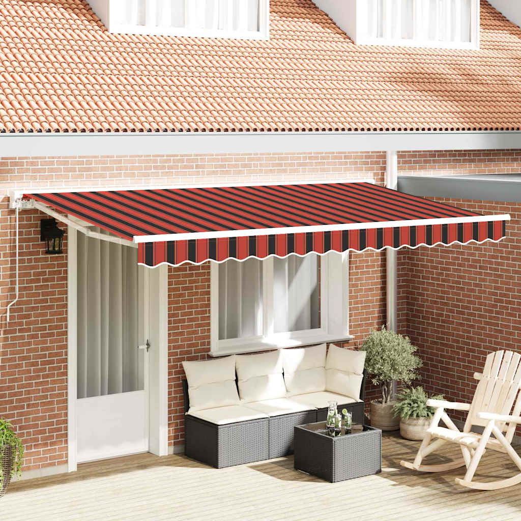 vidaXL Awning Frame Orange and Black 350 x 200 cm 1