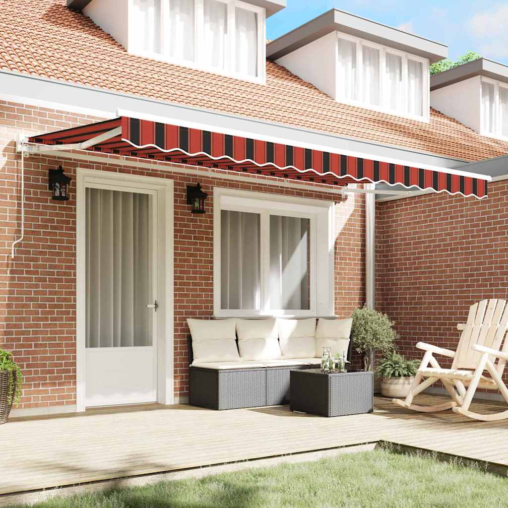 vidaXL Awning Frame Orange and Black 350 x 200 cm 3