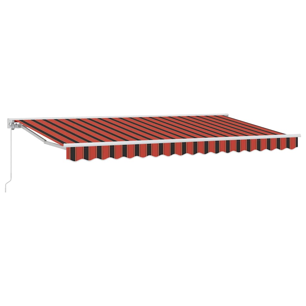 vidaXL Awning Frame Orange and Black 350 x 200 cm 2
