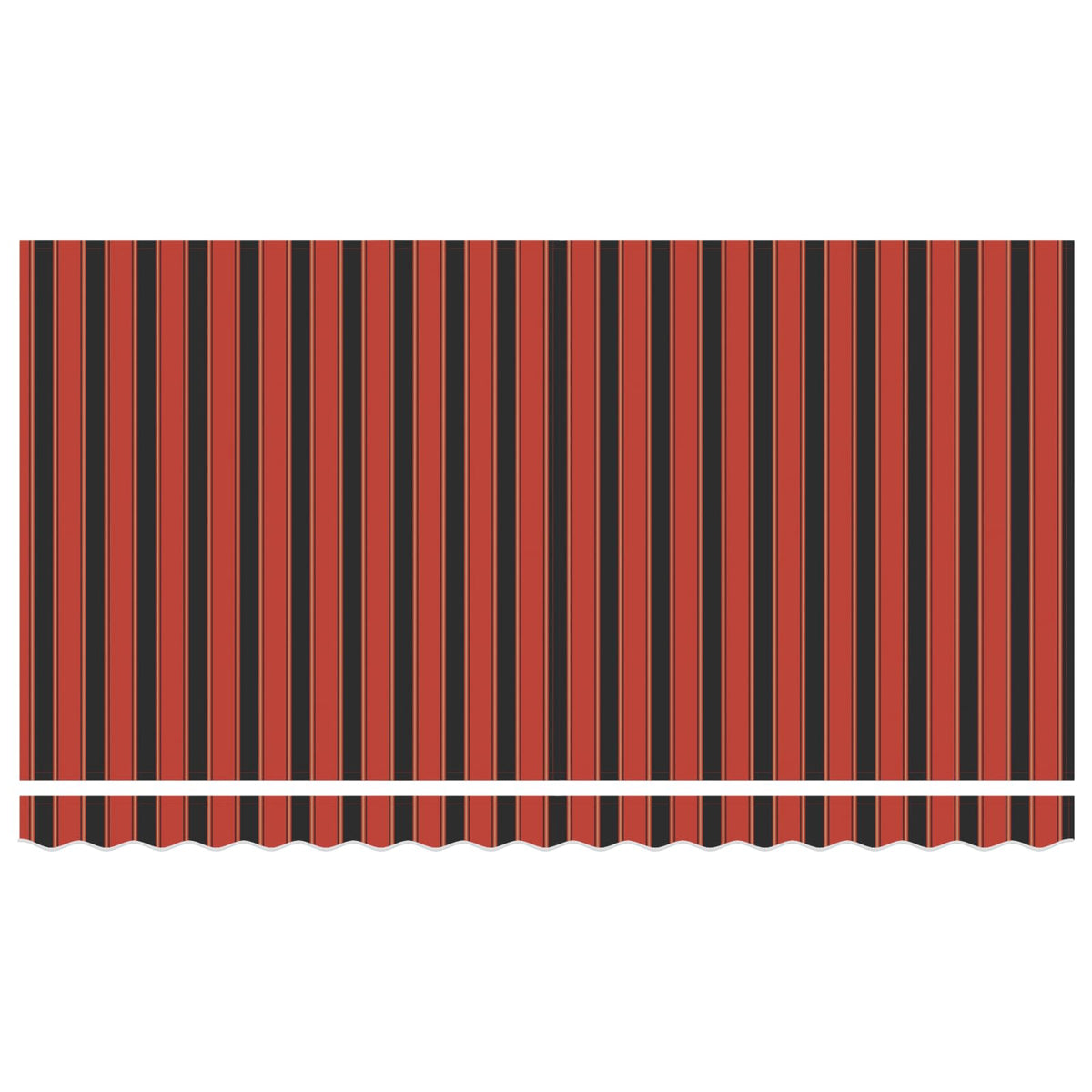 vidaXL Retractable Awning Orange 350 x 200 cm Fabric 6