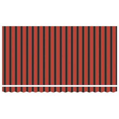vidaXL Retractable Awning Orange 350 x 200 cm Fabric 6