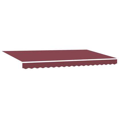 vidaXL Awning Frame Burgundy 350 x 200 cm Polyester with PU coating 4