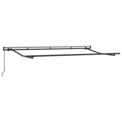vidaXL Retractable Awning Burgundy 350 x 200 cm Fabric 5